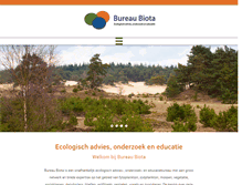 Tablet Screenshot of bureaubiota.com